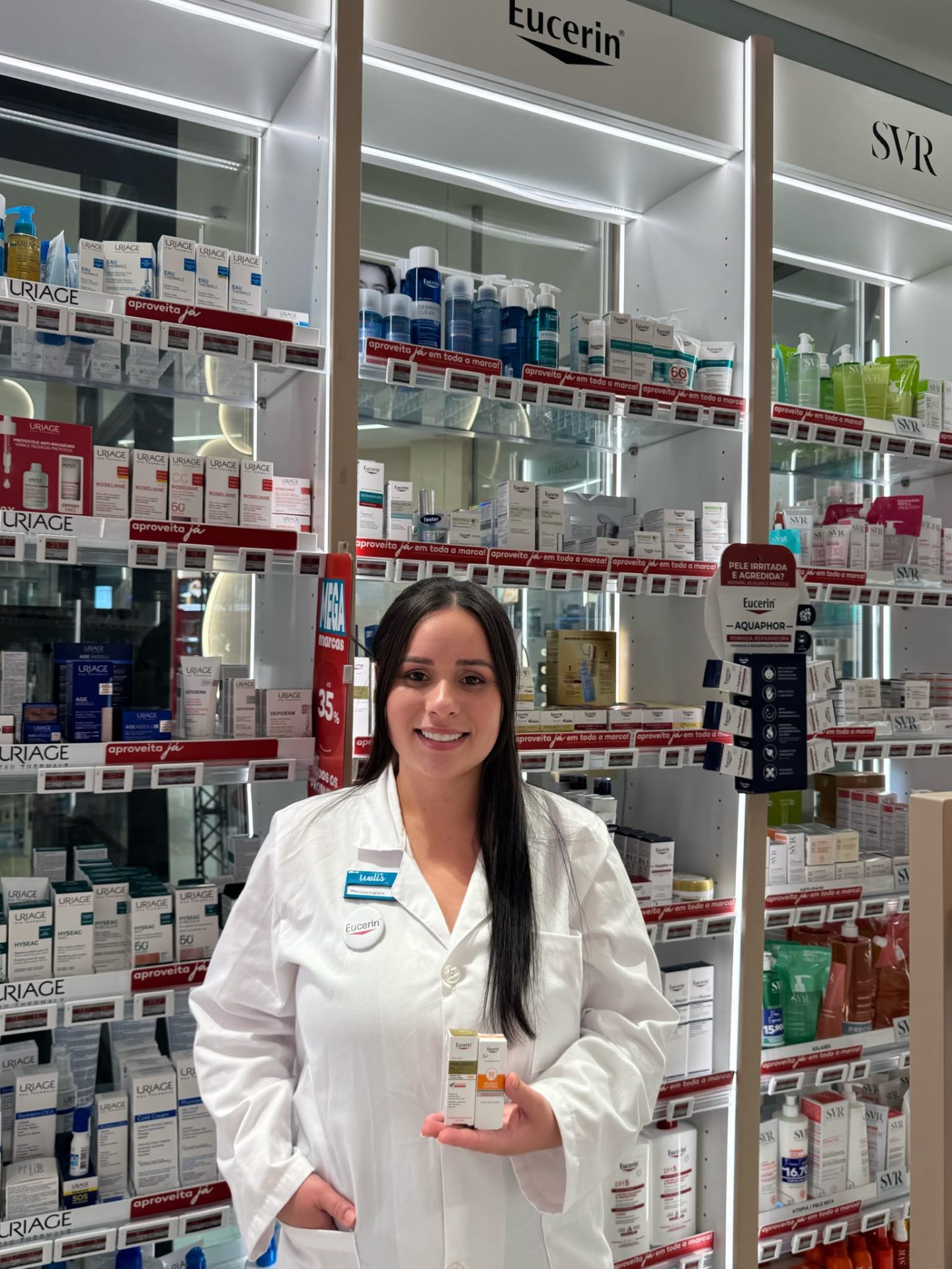 Dermocosmética Eucerin em parafarmácia